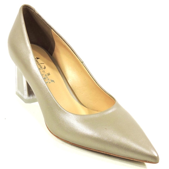 WOMEN'S LEATHER PAMPS - Picture 4 of 8